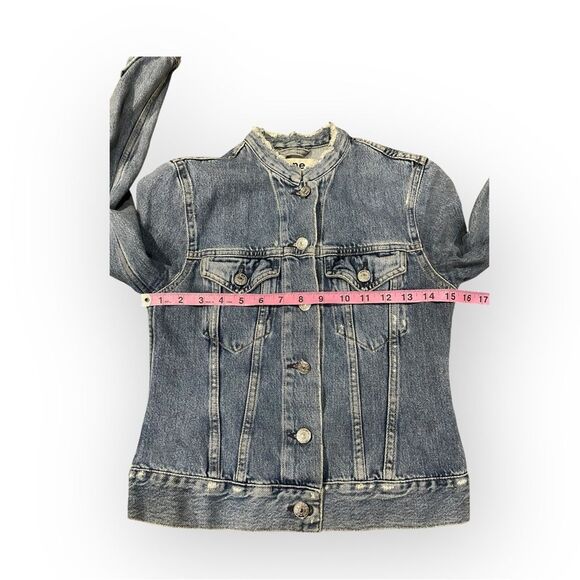 ACNE Studios Denim Top Jacket in Indigo Fray Size 32 / 00 US - Picture 9 of 13